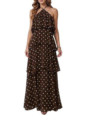 Elegant Wedding Guest Maxi Dress - Flowy, Sleeveless, Perfect for Special